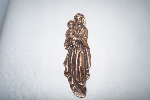 Bronze-Madonna Relief M002