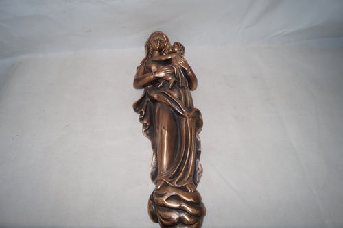 Bronze-Relief Madonna 60 cm